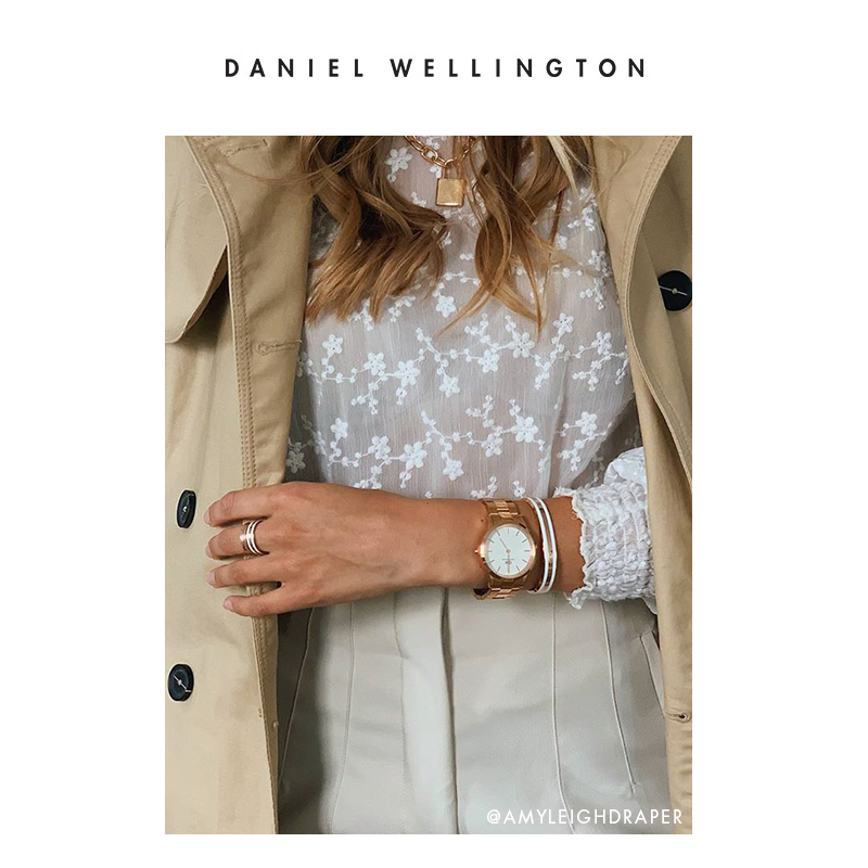 Danielwellington丹尼尔惠灵顿DW手表女28mm简约时尚女表手镯套装