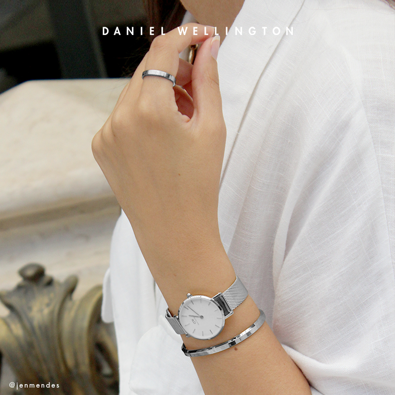 dw情侣同款classic系列银色戒指 danielwellington戒指/指环