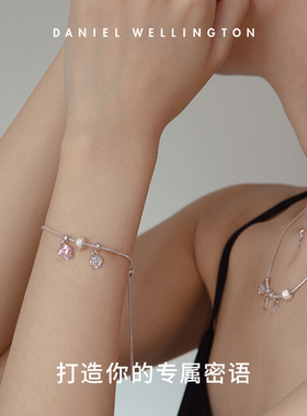DW手链女款型锆石吊坠925银饰
