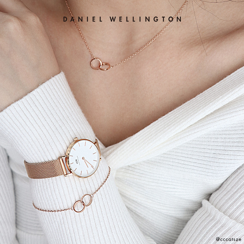 dw女petite系列优雅手链套装手表 danielwellington欧美腕表