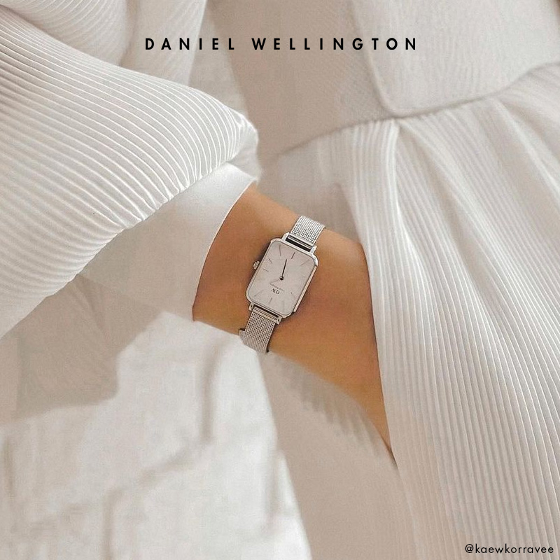 danielwellington旗舰店DW小方表手表女 女士复古麦穗钢带女表 丹尼尔惠灵顿2