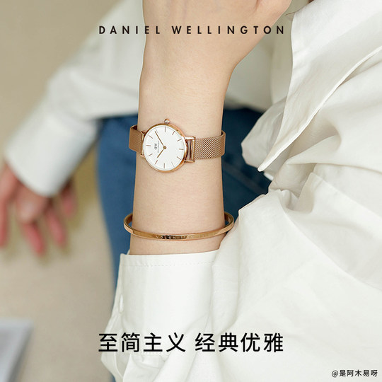 DW klassisches Armband aus Roségold, Paararmband