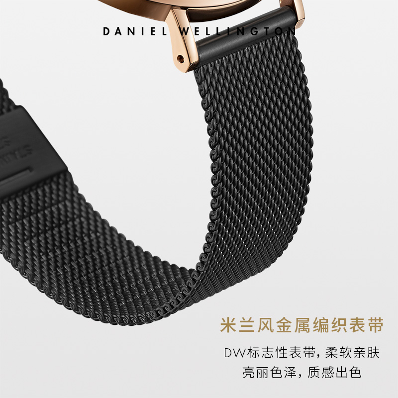 dw男款petite系列潮酷流36mm金表 danielwellington欧美腕表