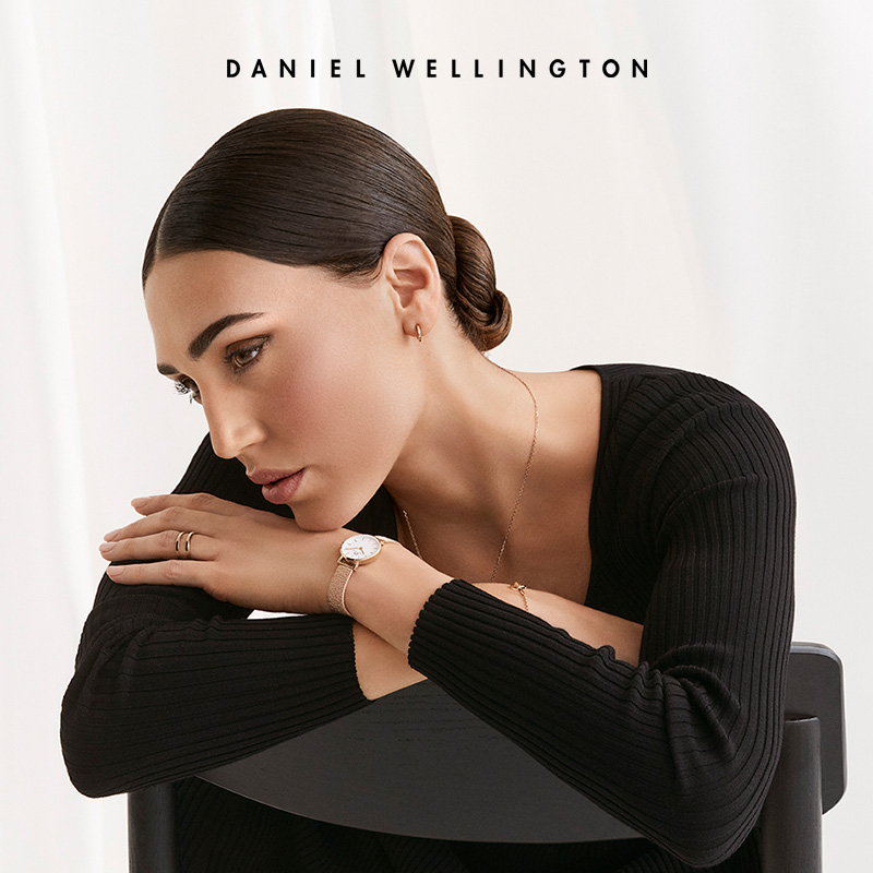 danielwellington旗舰店dw手表女款 PETITE系列麦穗小圆表 丹尼尔惠灵顿1