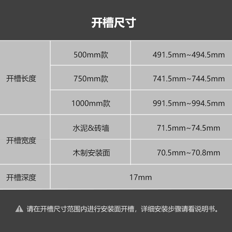 公牛嵌入式轨道插座开槽暗装内嵌厨房滑轨插排移动餐边柜插板GQ1 - 图2