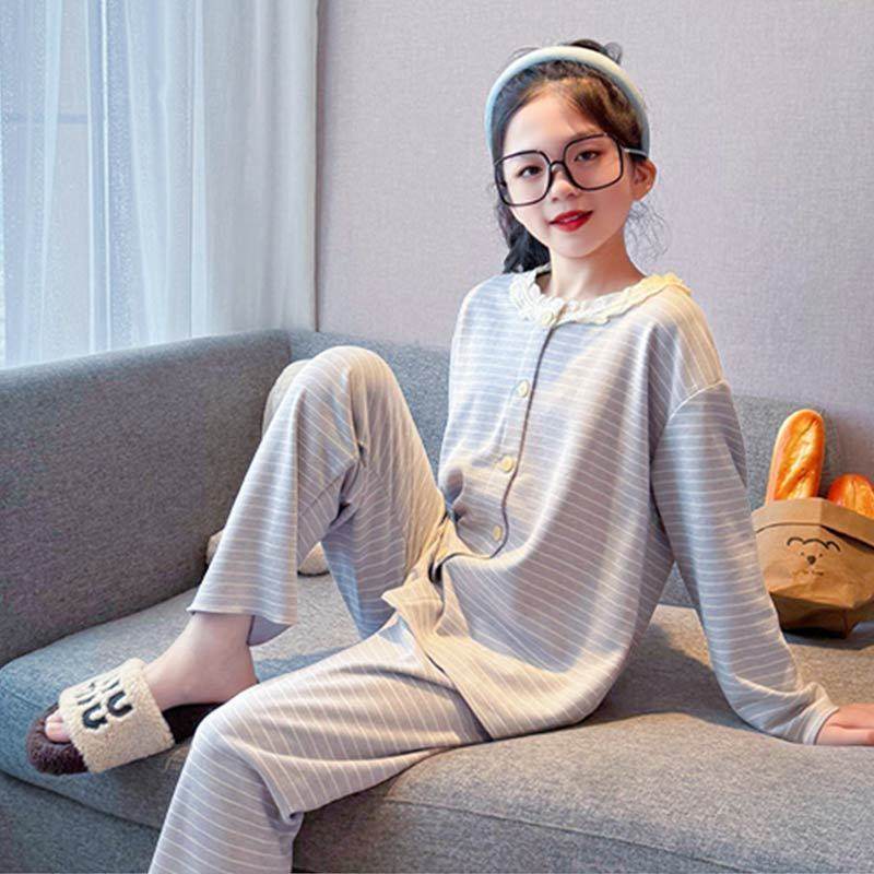 儿童睡衣德绒套装秋冬季德绒保暖女孩家居服洋气中大童居家服,淘宝优惠券,粉丝福利购,淘宝优惠卷