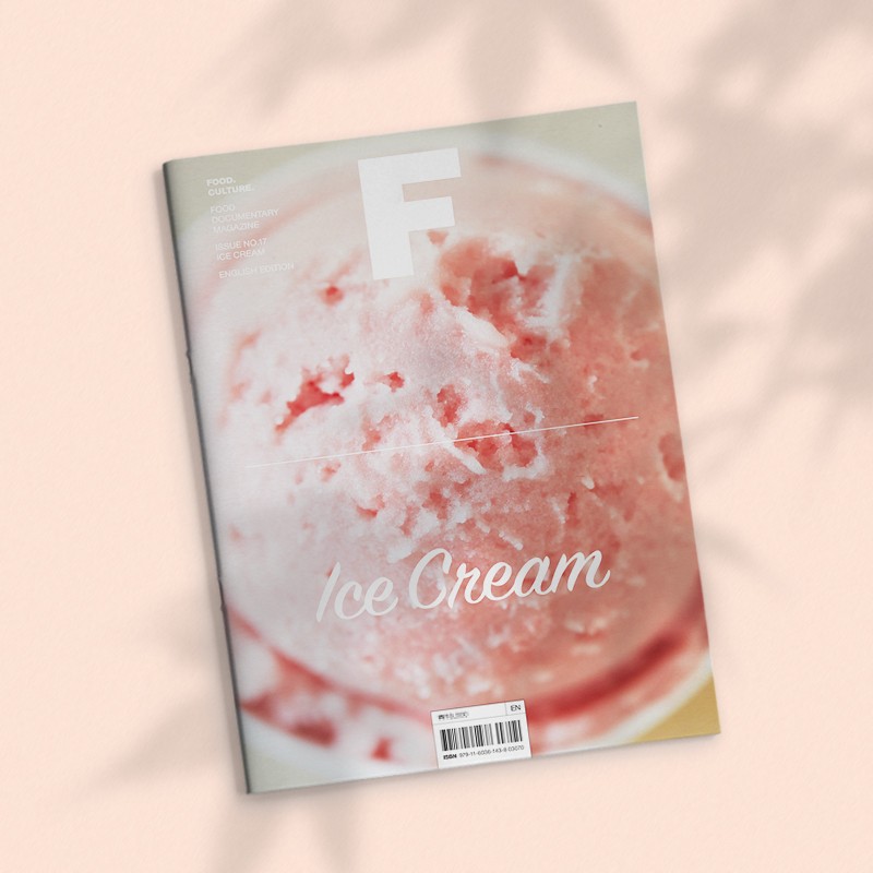 现货Magazine F冰淇淋 ICE CREAM NO.17期 F杂志英文版第17期本期主题：ICE CREAM MAGAZINE B姐妹刊美食食材料理文化饮食杂志-图0