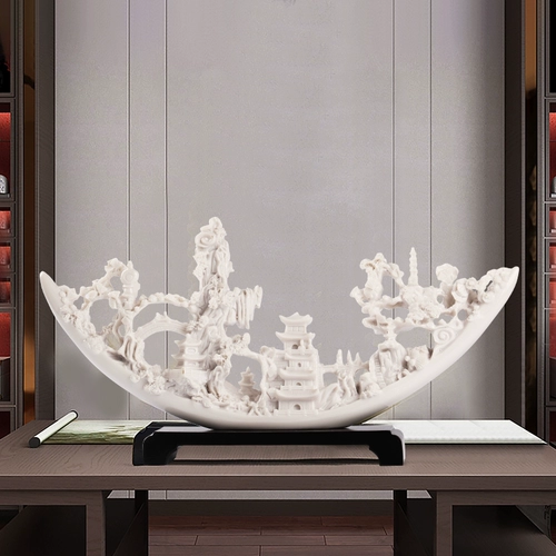 Креативный резной декор для гостиной для офиса, китайский стиль