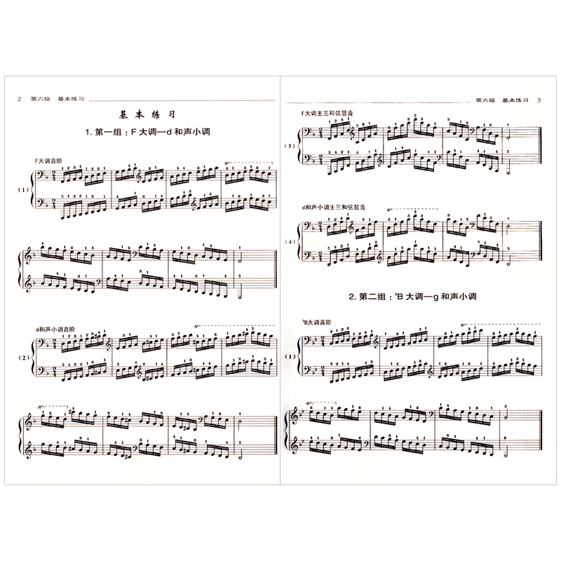 全国钢琴演奏考级作品集新编第二版第六6-8八级中国音乐家协会社会水平音协基础1教程2021简易基本谱拜厄哈农视奏进阶知识5乐理4 - 图2