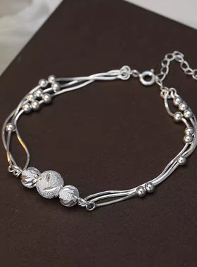 银饰品三生三世925银手链女士款2025新款爆款轻奢小众精致