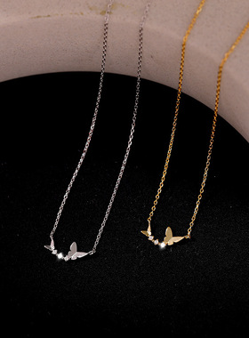 网红小众设计2020年新款潮银项链