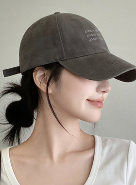 帽子女款2026新款加大加深鸭舌帽