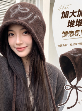 高颜值美拉德~百搭宽松堆堆帽