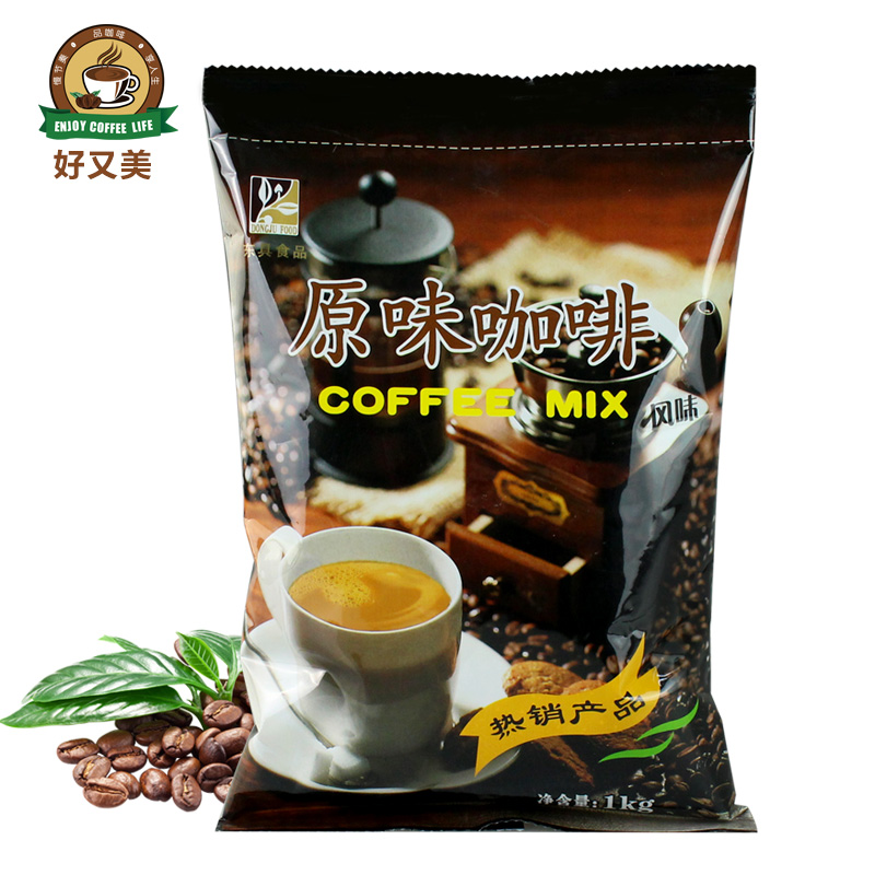 东具咖啡原味咖啡粉餐饮东具teatime三合一速溶咖啡粉1000g-图0