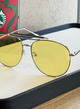 权志龙同款MIO金属双梁蛤蟆镜