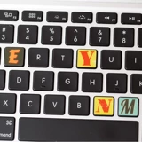 Apple, совместимый ноутбук, клавиатура, наклейка