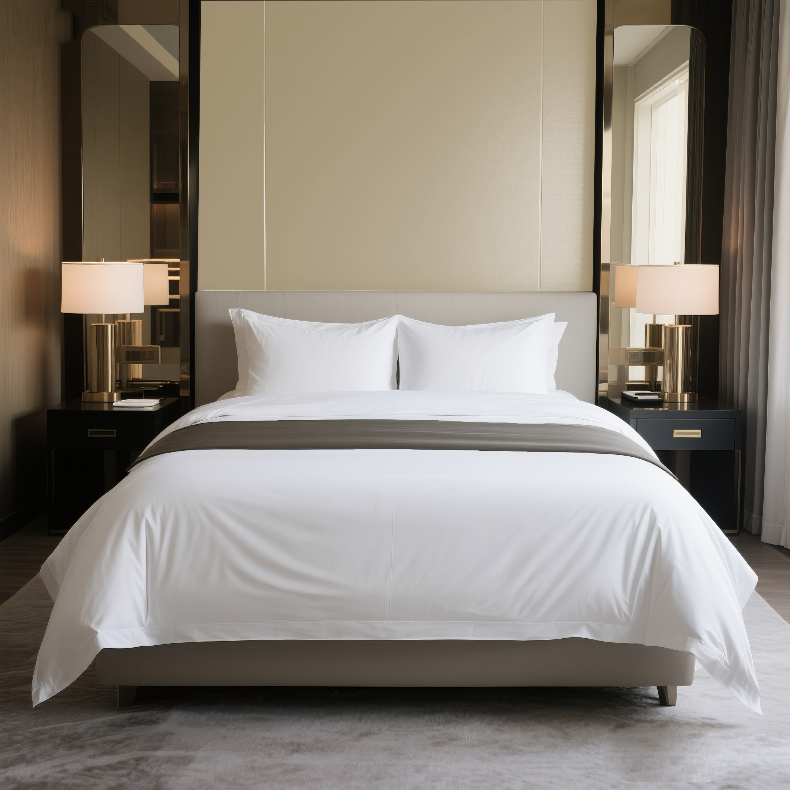 五星酒店专用被套全棉纯棉宾馆民宿纯白被罩床上用品被单套件床品,淘宝优惠券,粉丝福利购,淘宝优惠卷