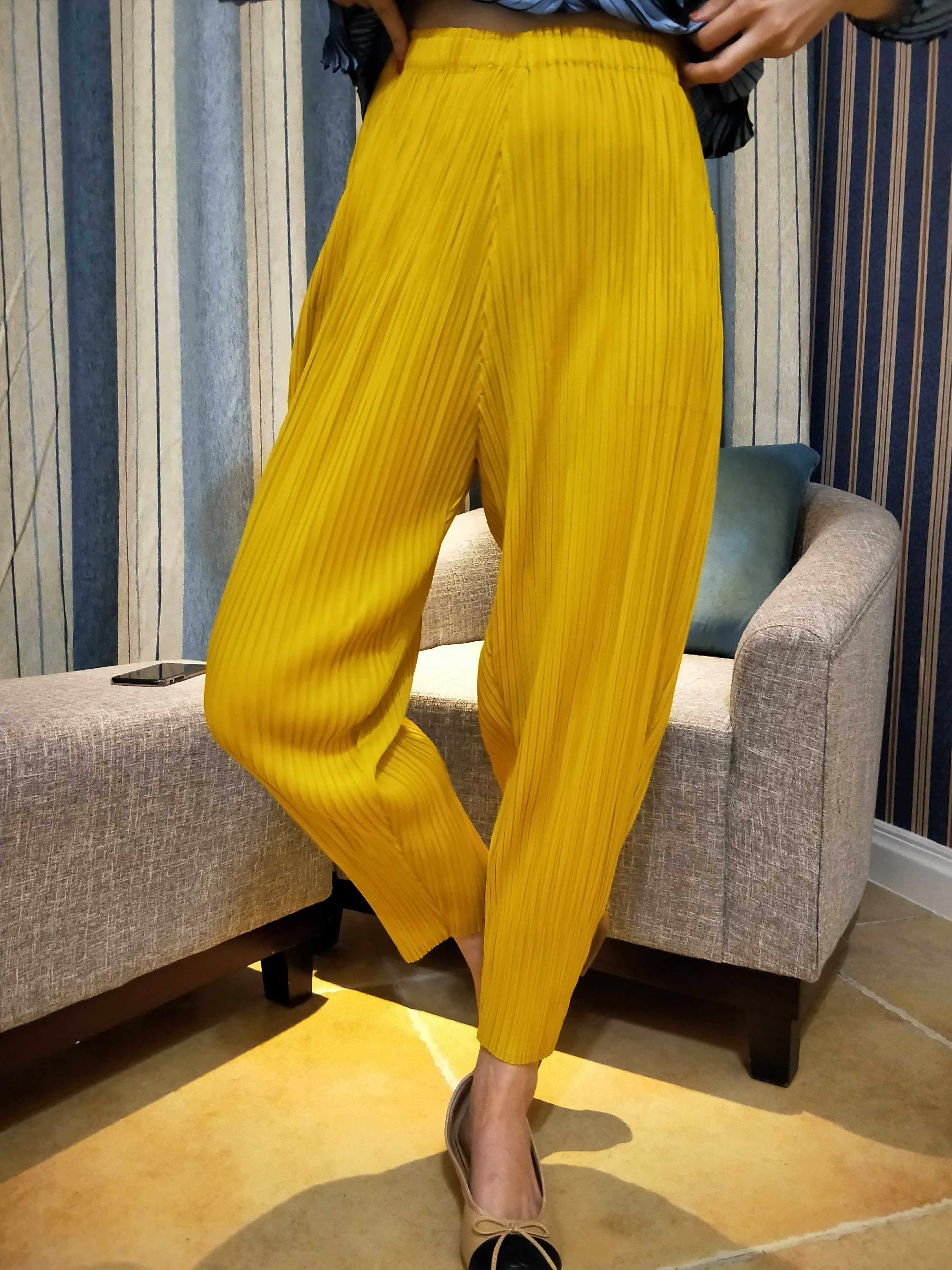 褶子一生家三宅新品褶皱大码休闲裤 褶子一生  宸睿褶皱女装休闲裤