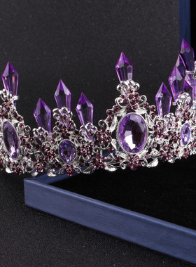 典范新娘项链耳环三件套水晶柱