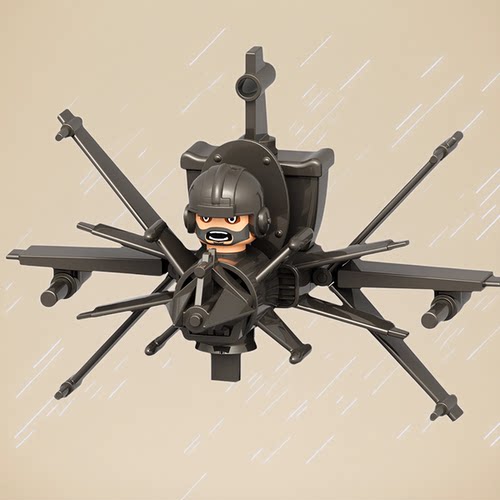 泰坦摄像人飞行监控人马桶人仔电视人3.0Gman4.0拼装中国积木玩具 - 图3