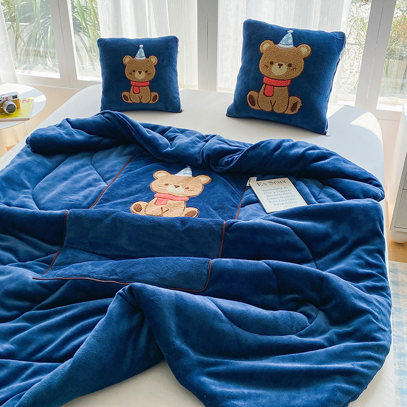 牛奶绒抱枕被子两用加厚午睡枕头被二合一办公室宿舍沙发靠垫客厅,淘宝优惠券,粉丝福利购,淘宝优惠卷