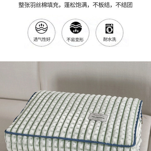 加厚保暖牛奶绒抱枕被子两用办公室午睡沙发靠枕汽车靠垫二合一冬 - 图2