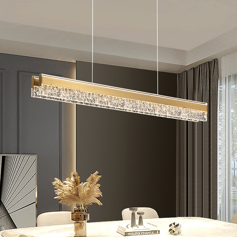 2024新款设计师灯具吊灯现代简约轻奢长条餐桌一字双排吧台吊灯,淘宝优惠券,粉丝福利购,淘宝优惠卷