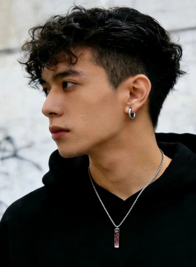 新中式道系青年滴胶八方来财吊坠复古男生潮流项链护身大气配饰品