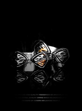 文化蛇鳞片街边单身指环西方复古