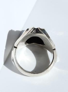 欧美复古暗黑系性感恶魔臀部戒指朋克风男女开口指环潮流手饰礼物