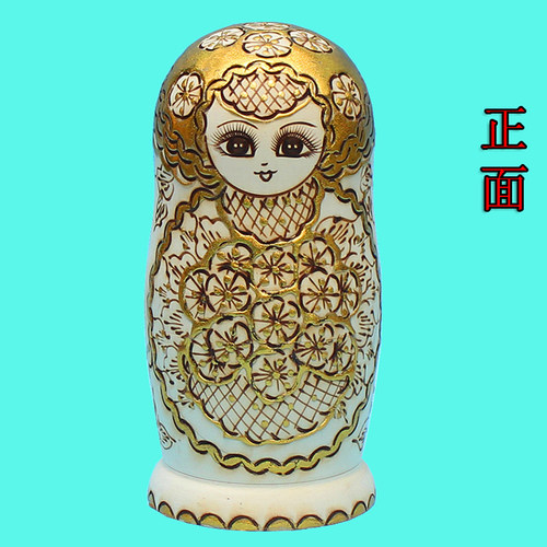 俄罗斯套娃正品10层儿童玩具生日礼物民族手工艺品 椴木风干0709 - 图1