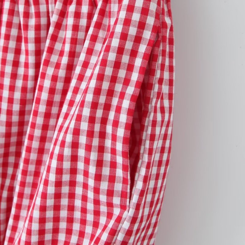 格纹蕾丝花边南瓜裤女 甜美风宽松外穿居家安全裤防走光打底短裤,淘宝优惠券,粉丝福利购,淘宝优惠卷