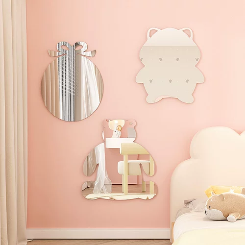 Мягкая зеркальная паста стена -адгезивное зеркало для ванной