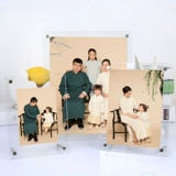 Упрощенная акриловая фотомама -рама кристаллическое свинг -ход седьмой A3A4 Picture Prage Персонализированная творческая каркавая рама плаката подвесная стена