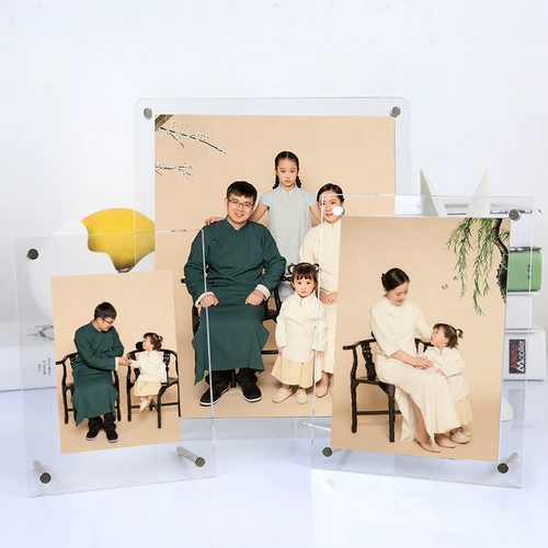 Упрощенная акриловая фотомама -рама кристаллическое свинг -ход седьмой A3A4 Picture Prage Персонализированная творческая каркавая рама плаката подвесная стена