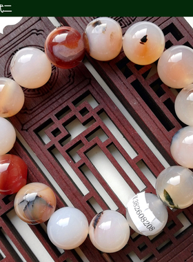 玛瑙玉髓冰种送礼男女款水晶佛珠