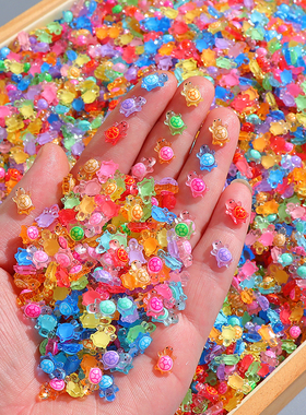 彩色夜光迷你小乌龟混装