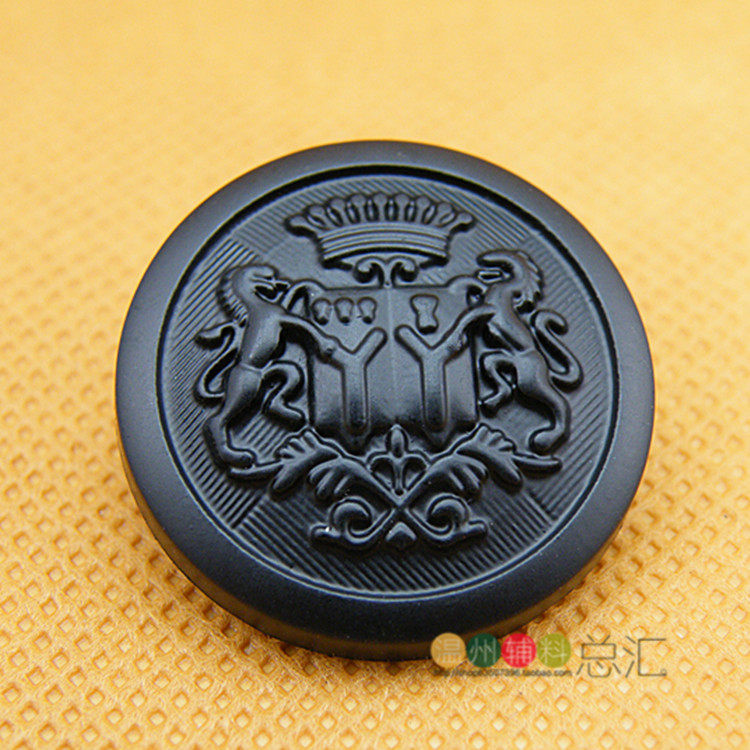 钮扣扣子专卖黑色咖啡高档精美皇冠树脂仿皮大衣毛衣扣15-30mm,淘宝优惠券,粉丝福利购,淘宝优惠卷