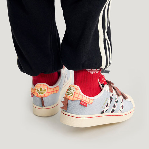 Adidas阿迪达斯三叶草小童鞋SUPERSTAR II CF C运动鞋KK4471 - 图0