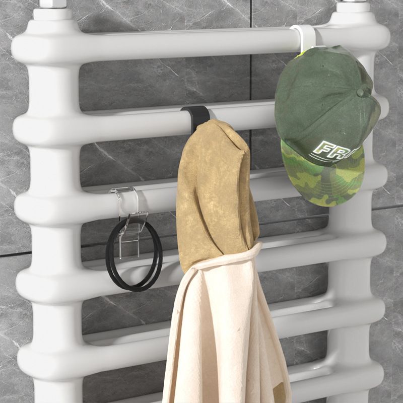 暖气片晾衣架毛巾挂钩晾衣杆毛巾架子衣帽间置物架防滑免打孔 - 图3