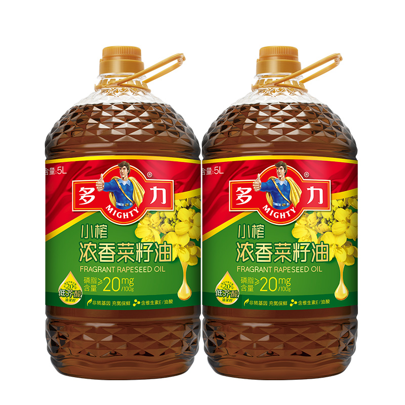 【张若昀同款】多力浓香菜籽油5L*2家用食用油非转基因-图3