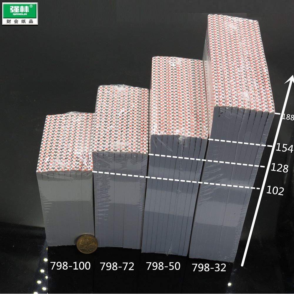 【10本装】强林798-A4便笺纸便笺本便签本草稿本草稿纸便条纸 多规格 可选 100开 32开50开72开 798-100 - 图1