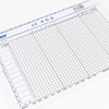 Qianglin 321-8K Large Attendance Form Attendance Book Financial Accounting Settlement Document 50 Office Supplies 380*266mm