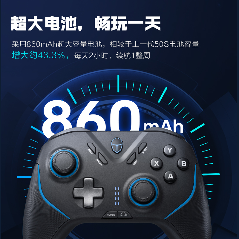 雷神g50ultra游戏手柄三模无线蓝牙电竞游戏霍尔扳机振动TMR摇杆pc电脑版智能电视手机Switch黑神话悟空xbox