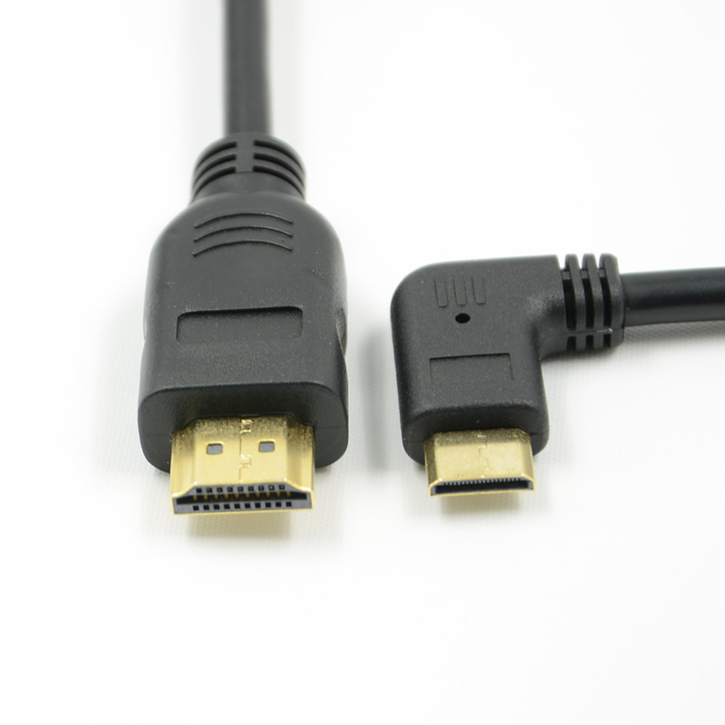 迷你HDMI线大小头弹簧伸缩线佳能5D4尼康D850相机高清连接线短mini HDMI单反相机监视器摇臂机采集卡高清OUT-图1
