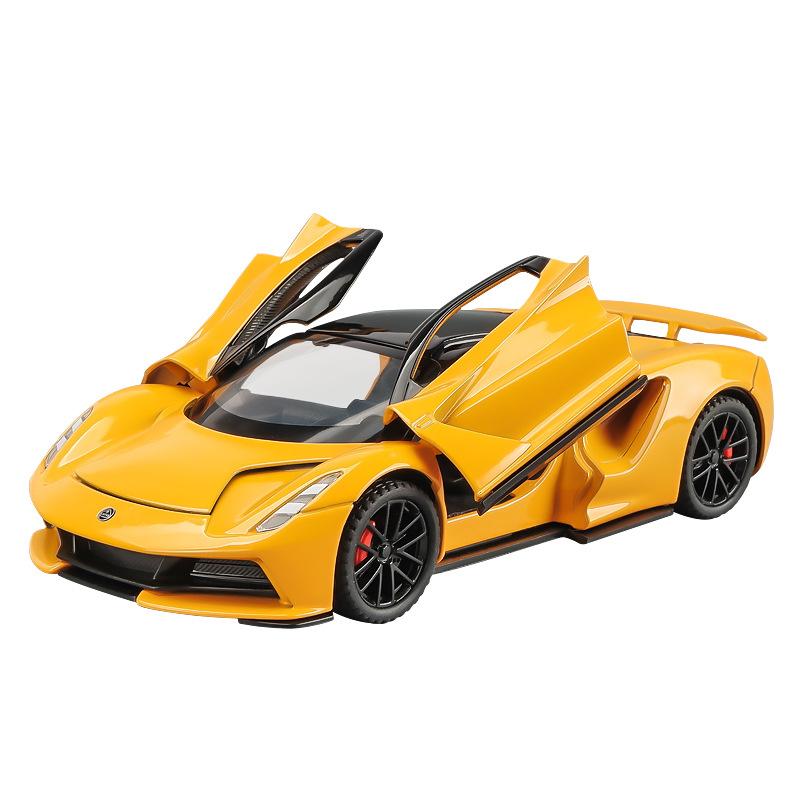 莲花路特斯Evija跑车新能源汽车模型仿真合金车模摆件男孩玩具车 - 图3