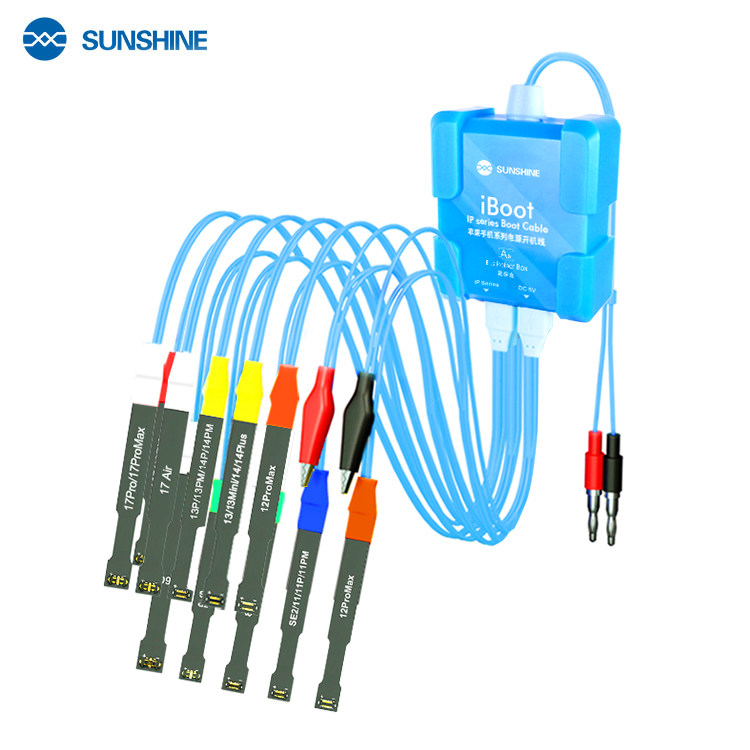 新讯工具适用于苹果开机8-17PM手机维修电源开机测试线 电源线