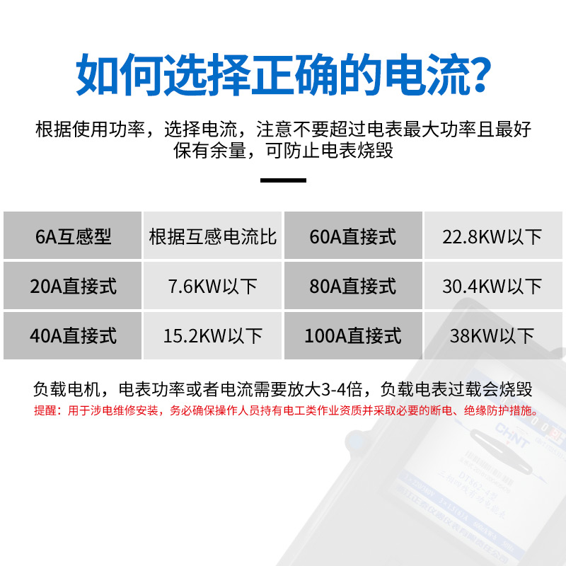 正泰三相四线电表380V机械式电能表互感式工业老式电能表DT862-4