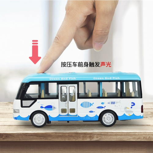 彩珀 Warrior, легкосплавный автомобиль, реалистичная модель автомобиля, автобус со светомузыкой, интеллектуальная игрушка, игрушечная машина