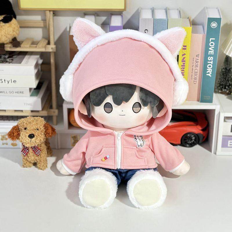 策策虎听音乐小猫40cm棉花娃娃衣一翻赏体四十厘米替换公仔玩偶服,淘宝优惠券,粉丝福利购,淘宝优惠卷